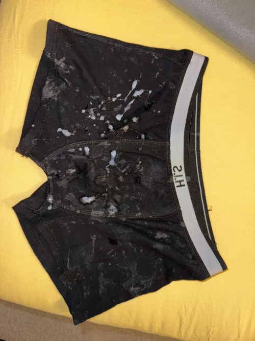 Fresh load on my boxers 💦💦💦