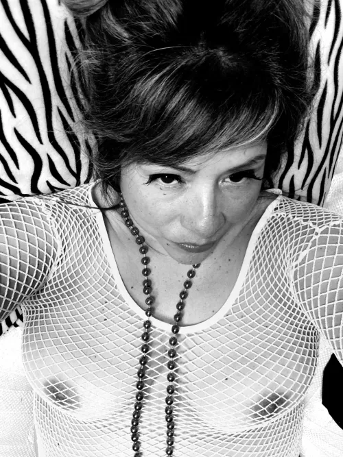 I love wearing fishnets