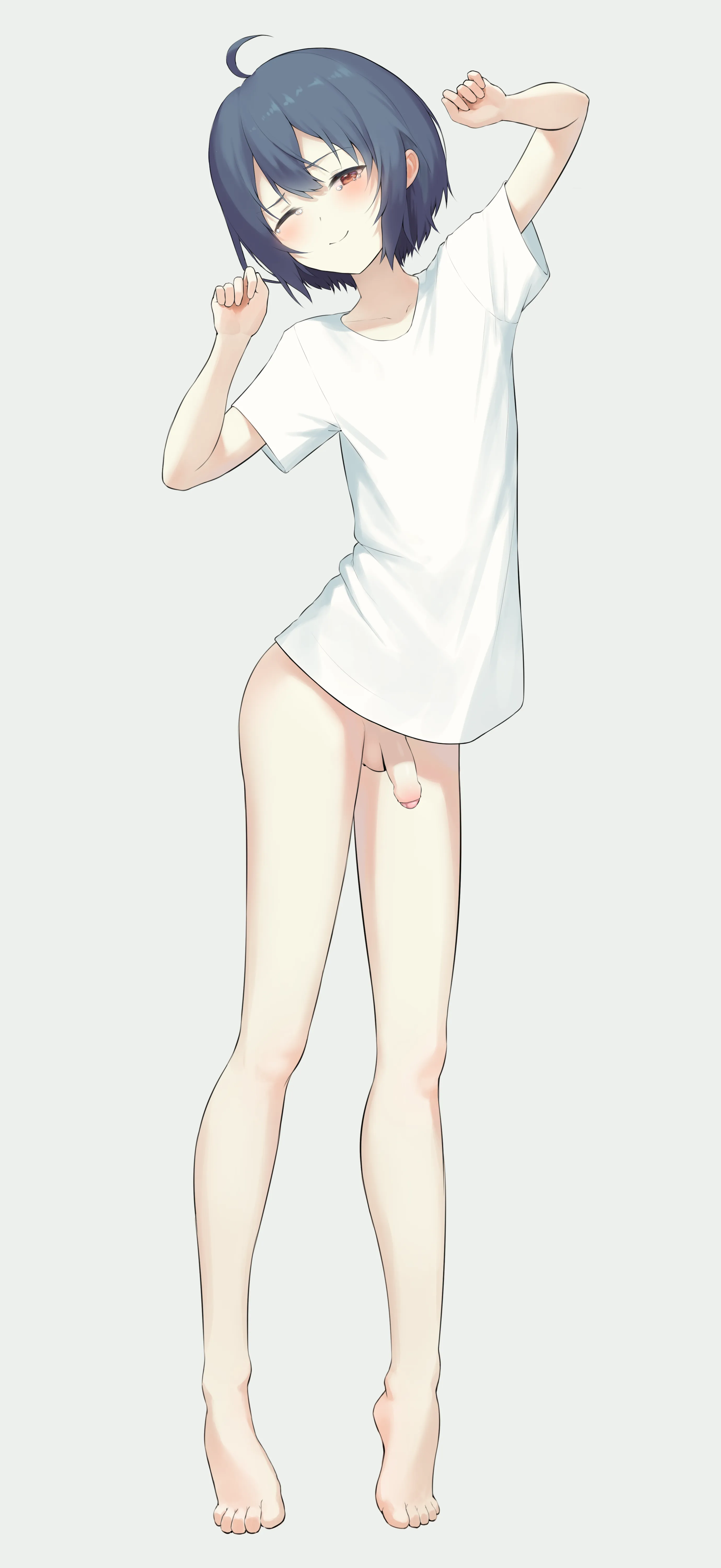 I made this femboy stretching :3