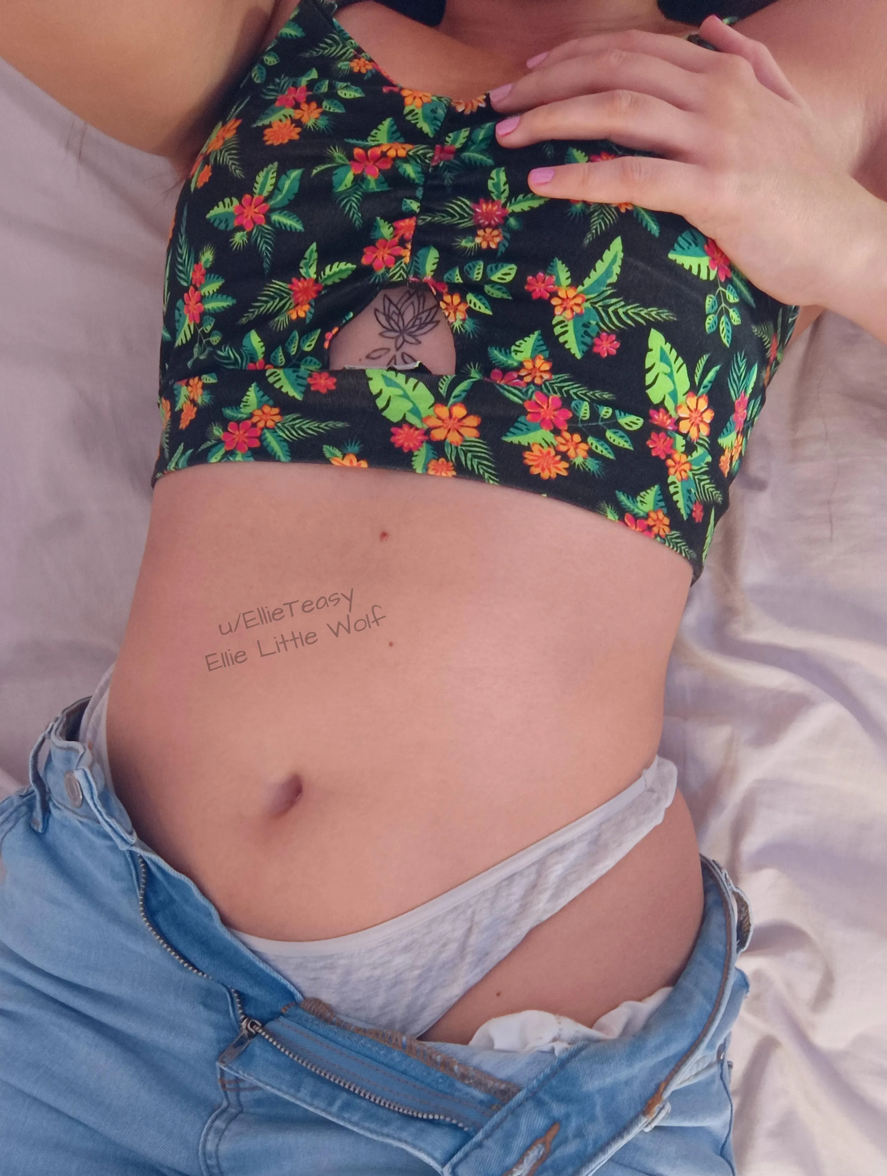 Pretending I didn’t notice your eyes down there