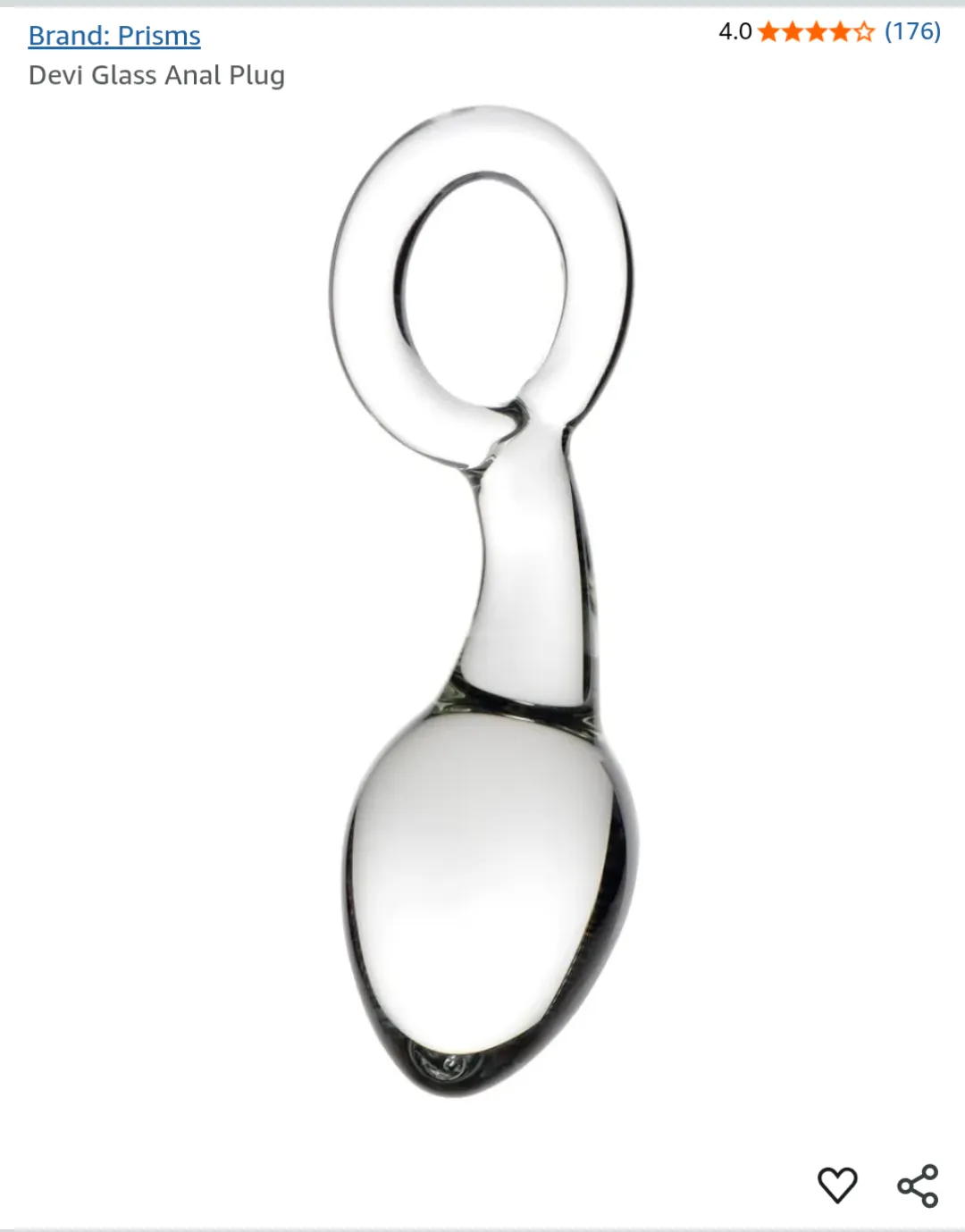 Smaller version of Devi Glass plug?