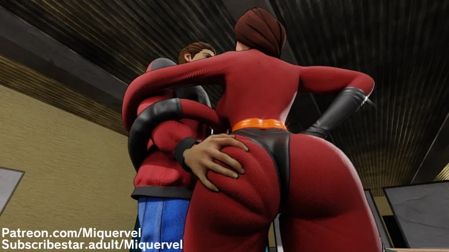 [The Whisperer] Getting caught by Elastigirl.