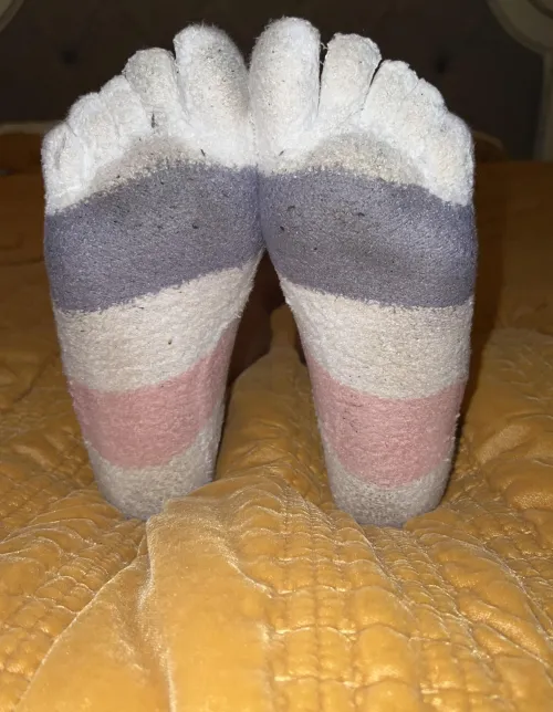 These Cozy Toe Socks Have Been Soaked in My Scent All Day 😩👃