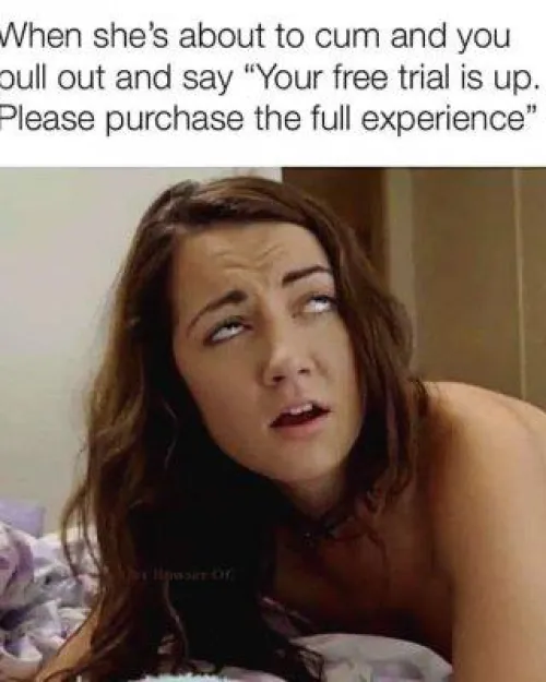 When the trial expires early