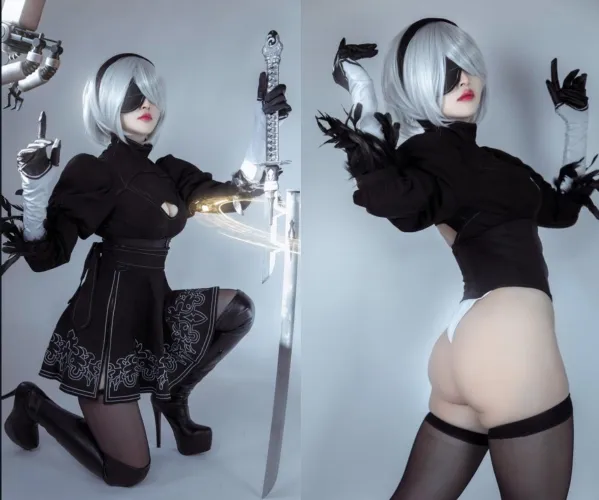 2B from NieR Automata by MissWarmJ.