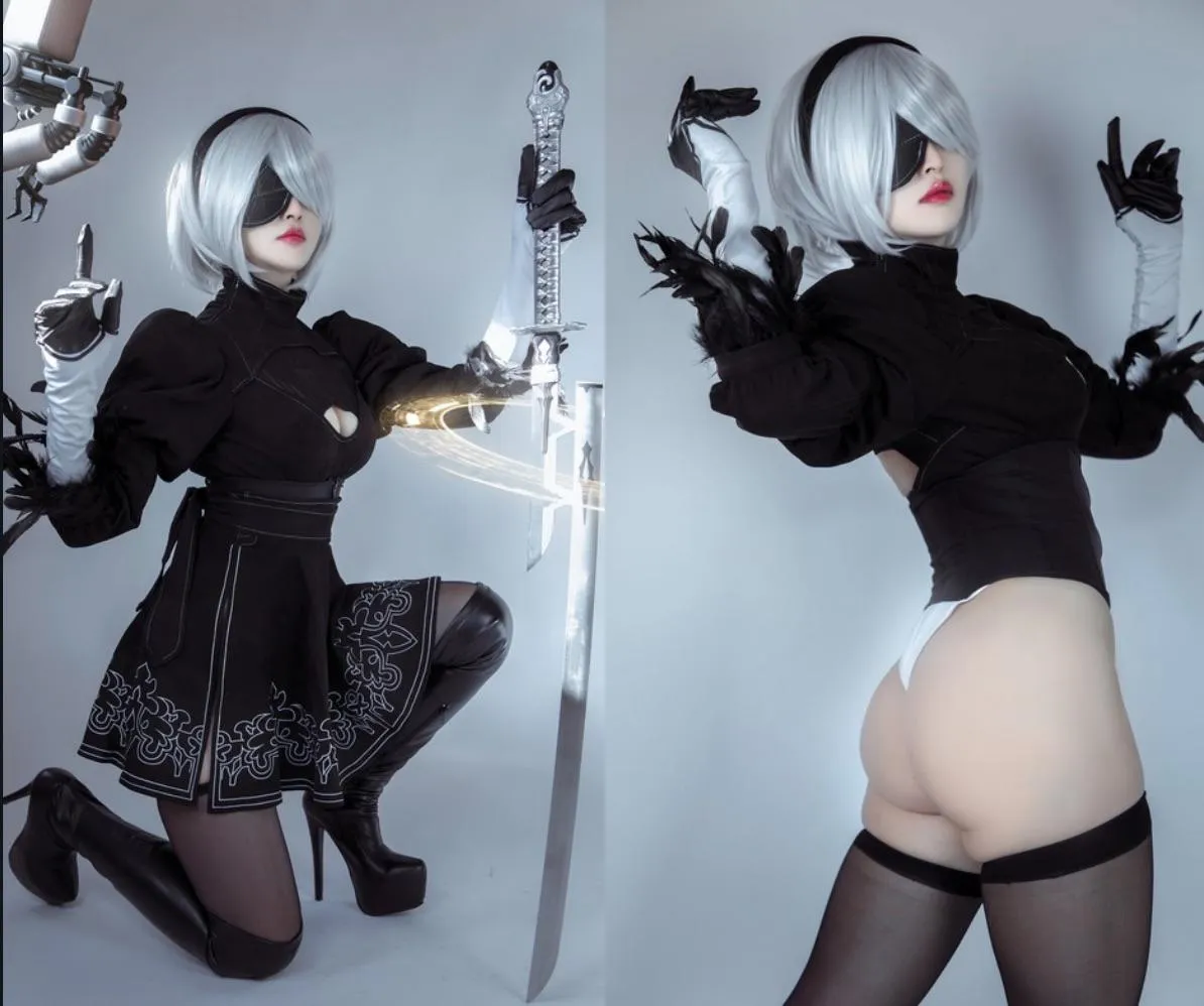 2B from NieR Automata by MissWarmJ.