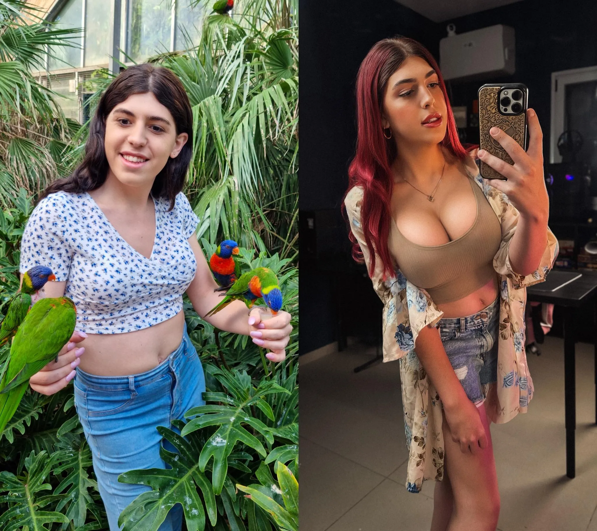 God I love my new tits 😊