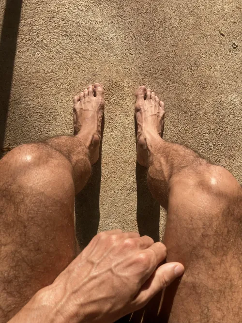 Just watching my hair grow on a sunny day.