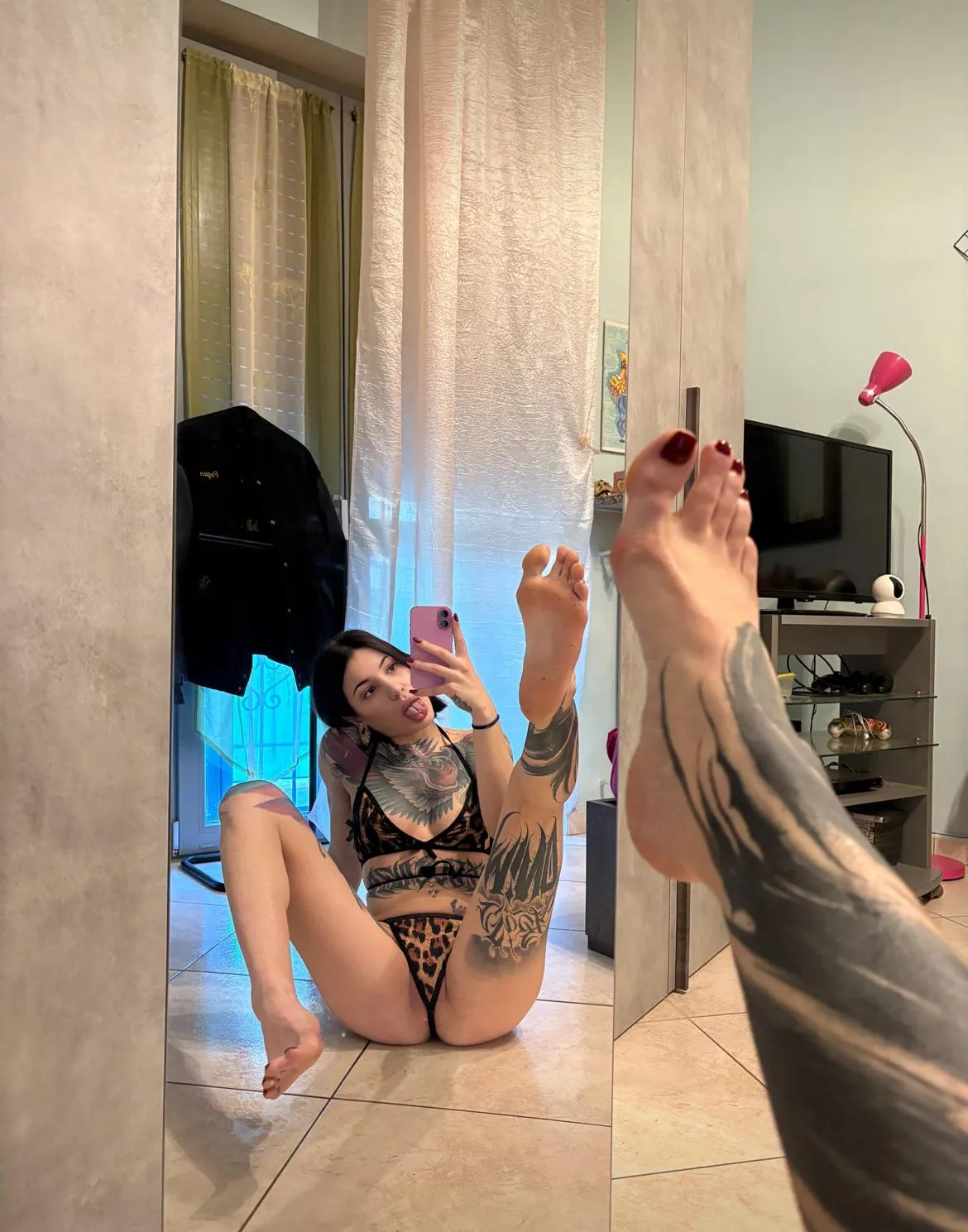 My leopard swimsuit 💕