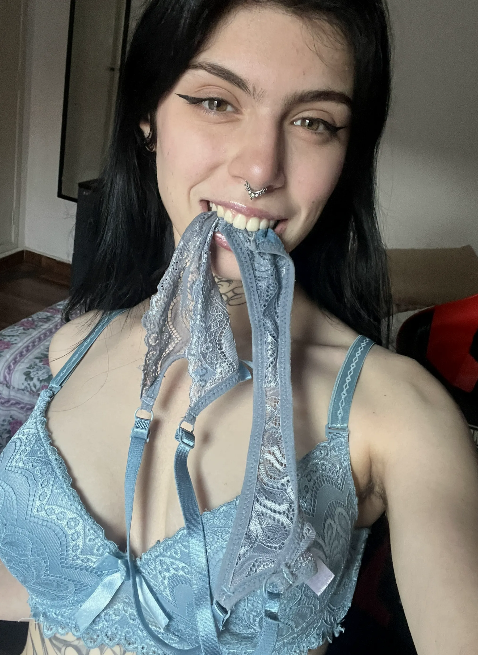Nothing beats a mouth full of her own panties, right?