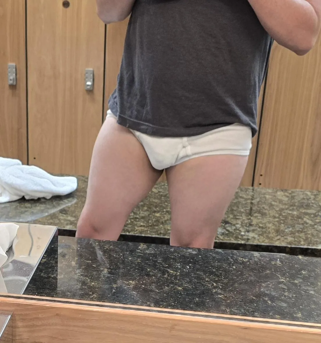 quick tw selfie at the gym today :)