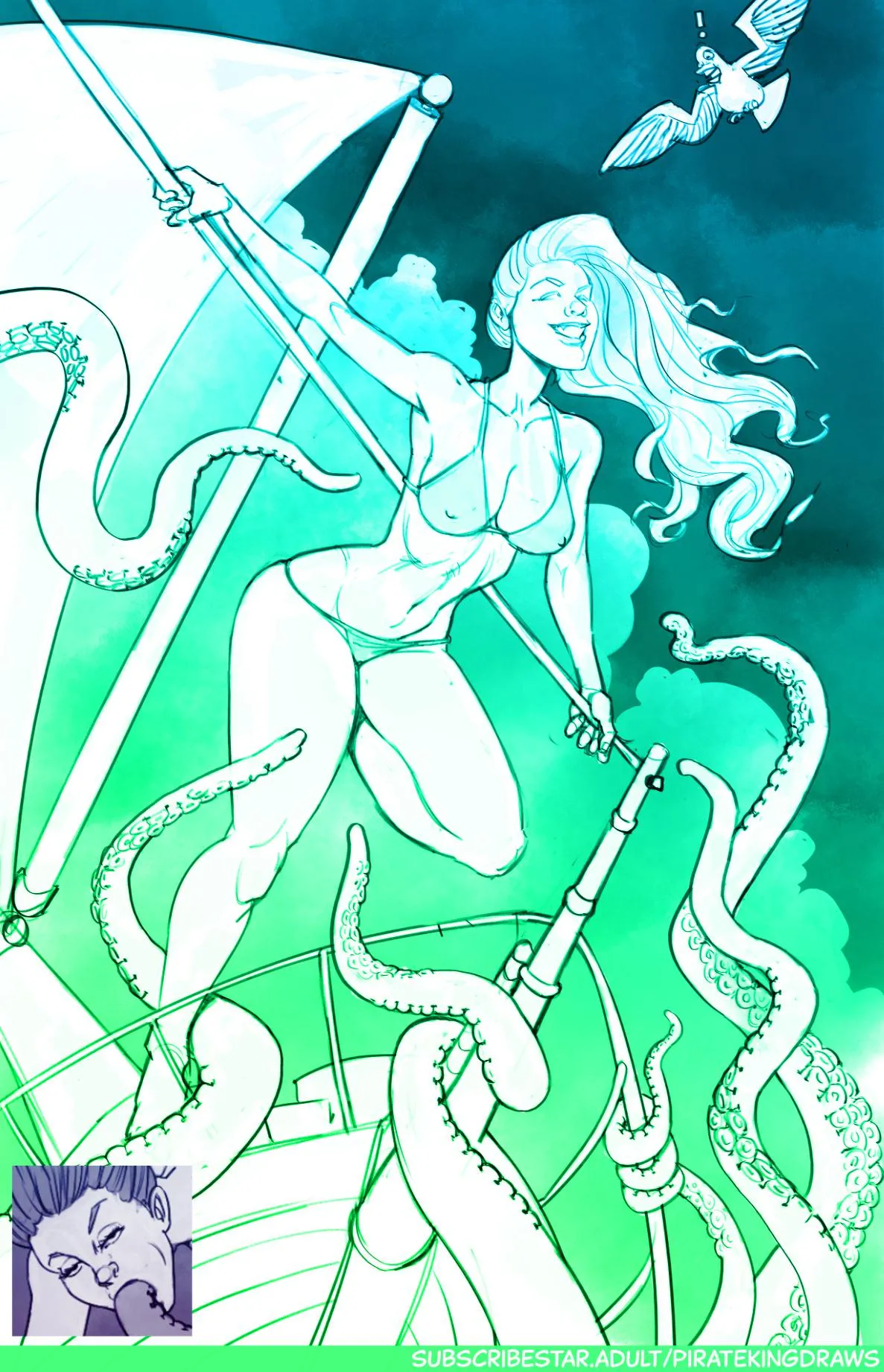 She had been looking forward to this boating adventure, but for different reasons than you might expect...