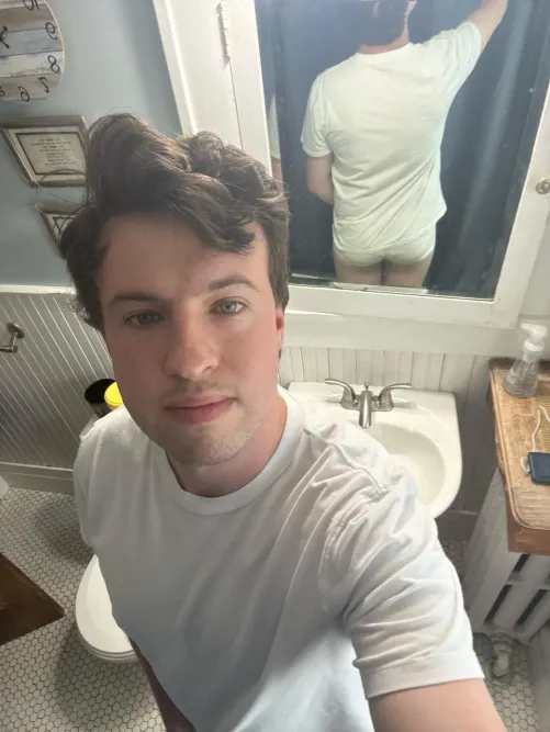 Was told I have to show my butt in my tighty whities