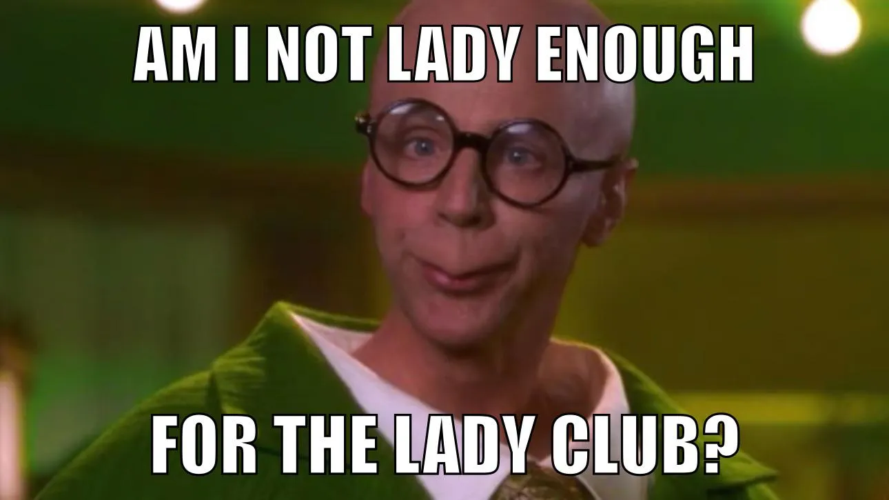 When I get the side eye going into the bathroom