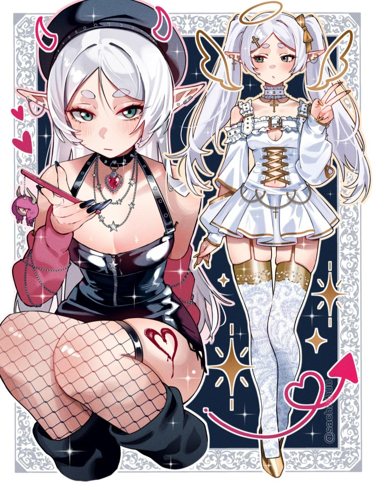 Angelic or Devilish Frieren?