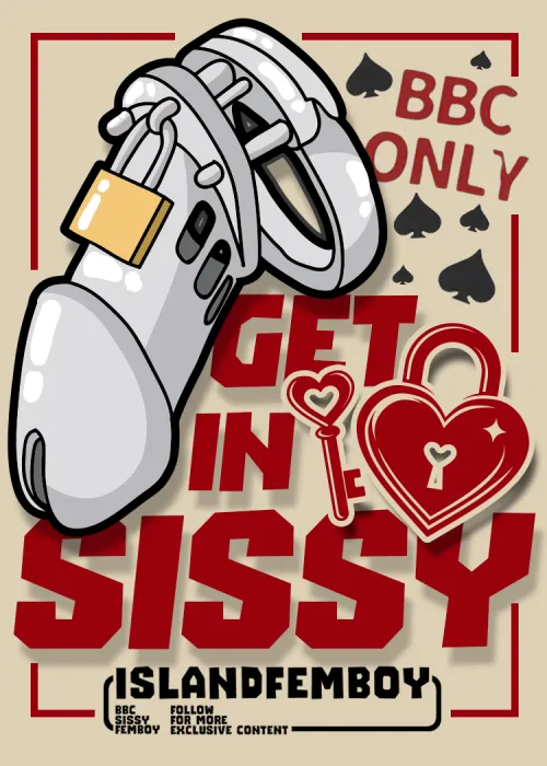 🔻ISLANDFEMBOY.COM🔺 Sissy Stickers 🔴 Femboy stickers | 🔒🗝🔒GET IN, SISSY! // I'll be getting one of these soon and locking away the BBC like a good sissy should. Are there any tips for a first time buyer like myself considering the size 