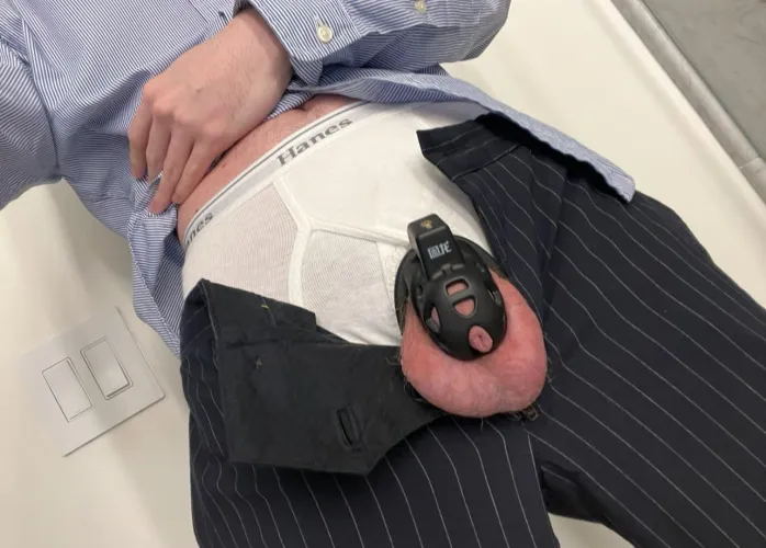 (M22) Humiliate me for being locked and wearing tighty whities