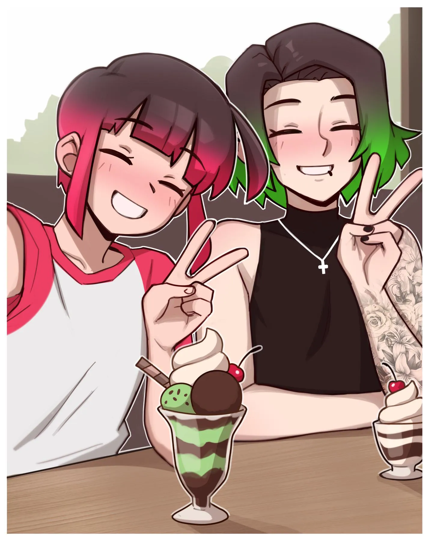 Ruby and Emerald's Day Out