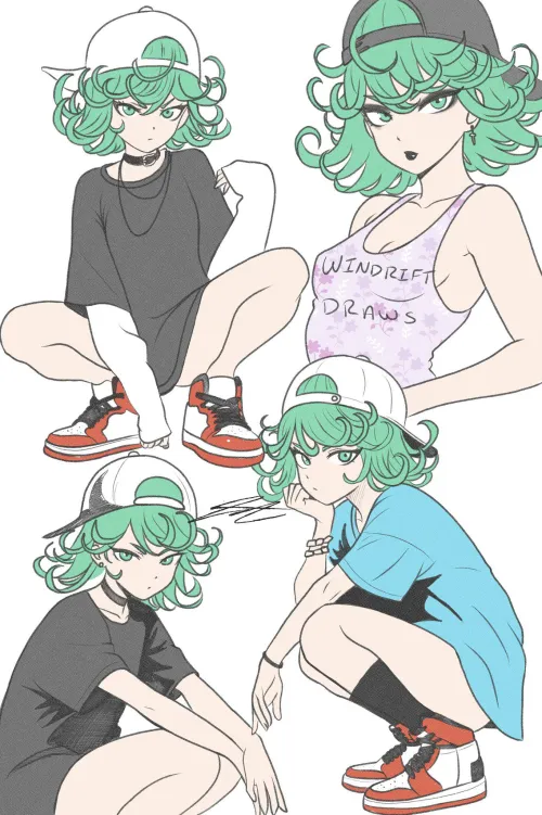Streetwear Tatsumaki (WindriftDraws)
