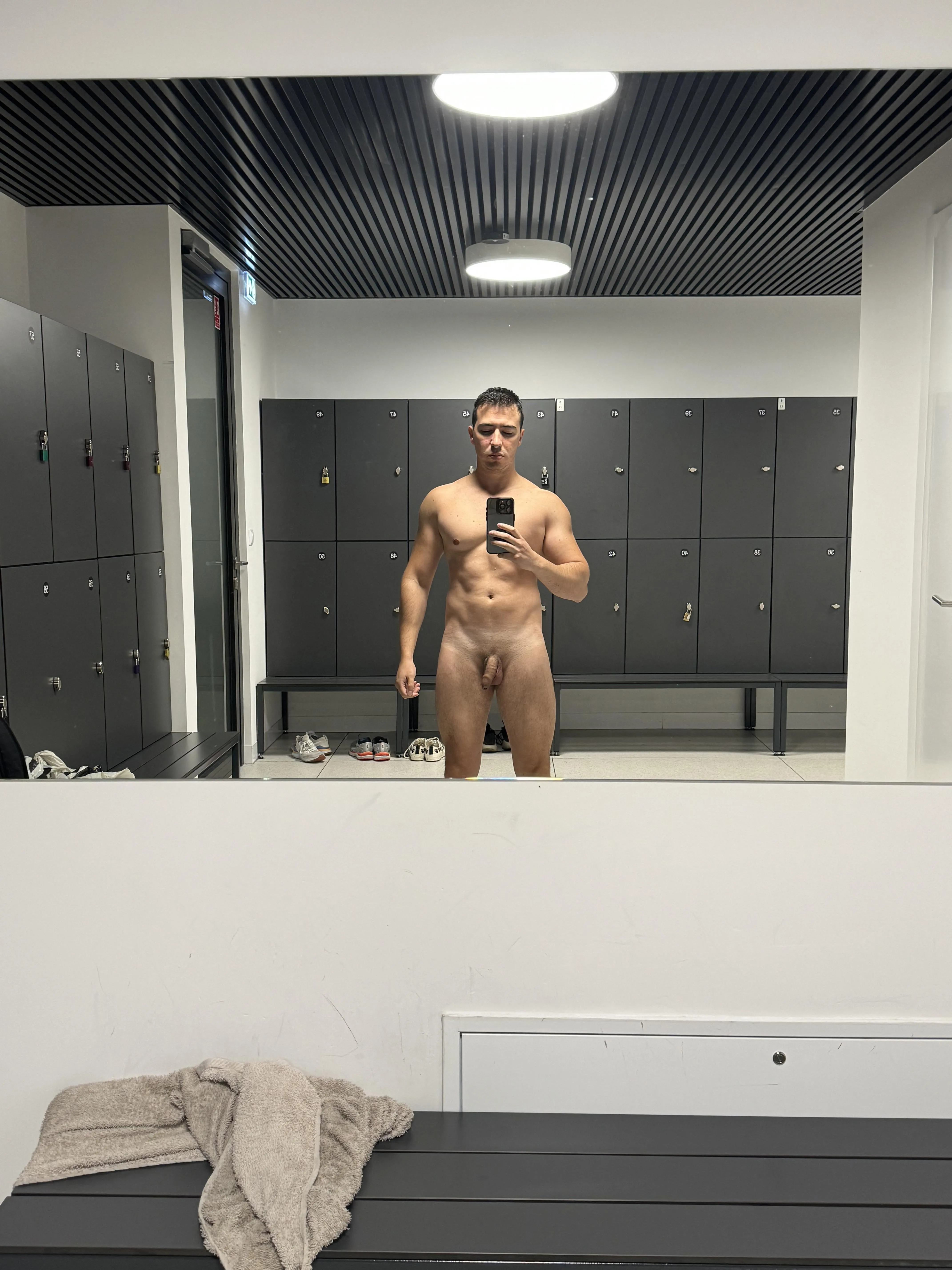 Sweaty after my workout