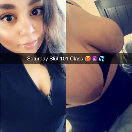 Teaching my Saturday Slut fuck me class 😈🍆💦🥵