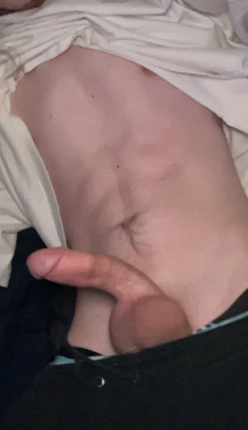 Would you feel my teen cock?