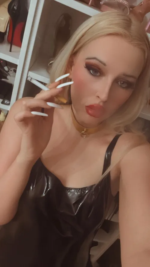 Cigarettes and nails are the perfect combo