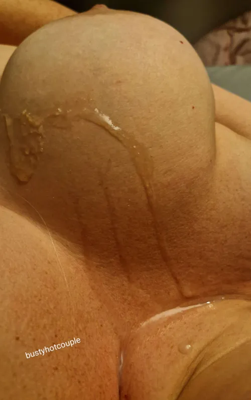 Love cum all over my milf tits.... Who is adding more?? 💦 💦