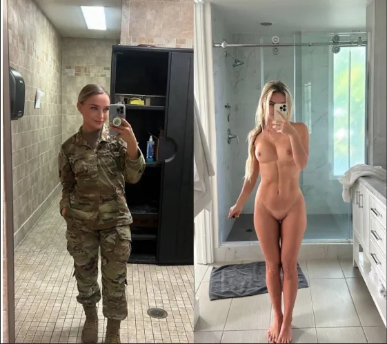 always so sweaty after duty 🙈