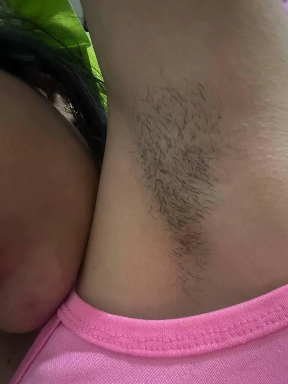 And my armpits are hairy too