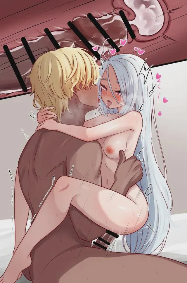 Filling her pussy with cum