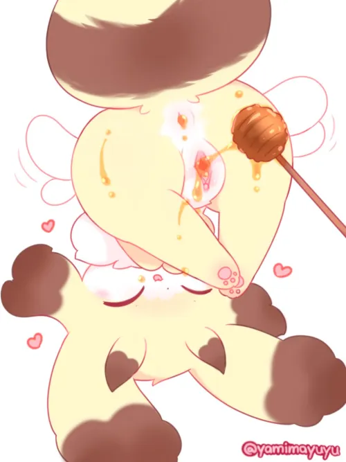 Honey Pot 🍯 (Hidden because very cute but lewd, might make some people uncomfortable)