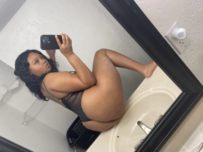 I have a perfectly plump booty