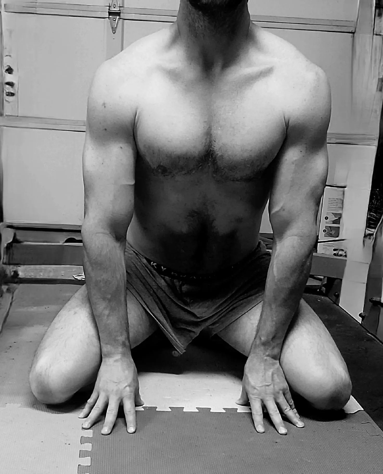 Let's stretch in our pjs this morning...