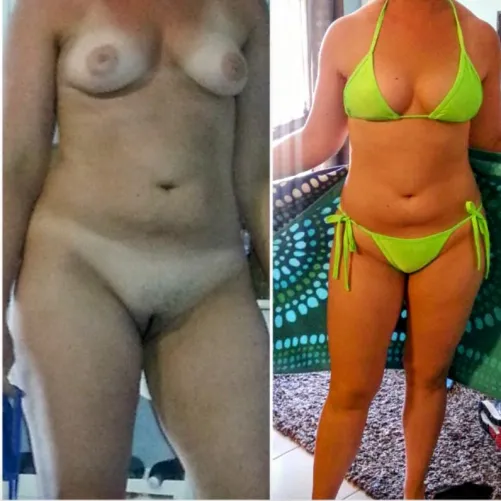 Love a naked bikini!