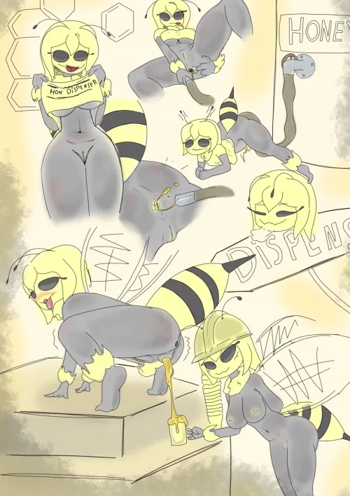 [OC] Honey dispenser bee