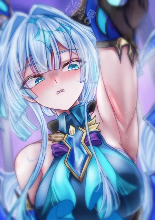 Revealing Cerydra's armpussy [Honkai: Star Rail]