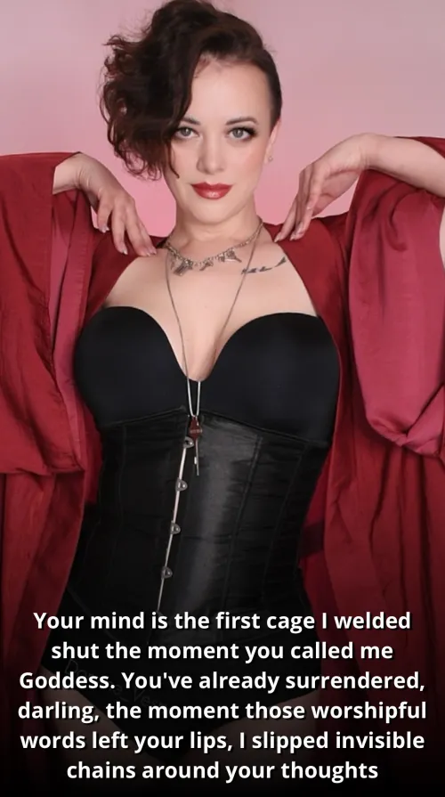 The moment you called me your Goddess you were destined to be locked