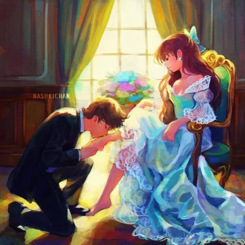 To be on my knees for you my love is a the greatest pleasure a man can feel (natsukichan)