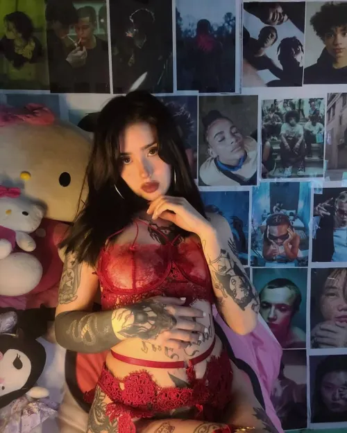 Trace my tattoos… with your hands or your lips, I won’t mind.