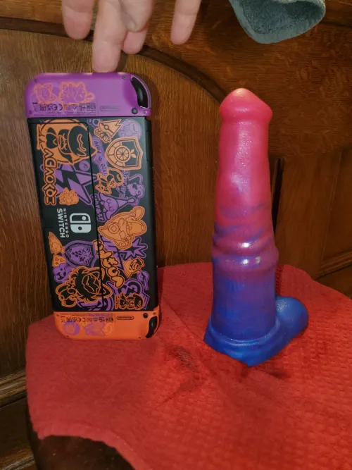 Two of my favorite things to play with during an afternoon alone.