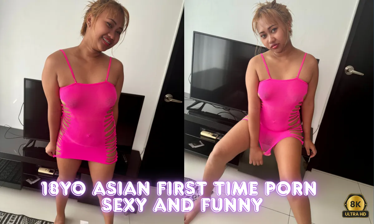Chubby 18yo Asian First time porn sexy and funny - CHANEL CRISTAL - AsianSexVR