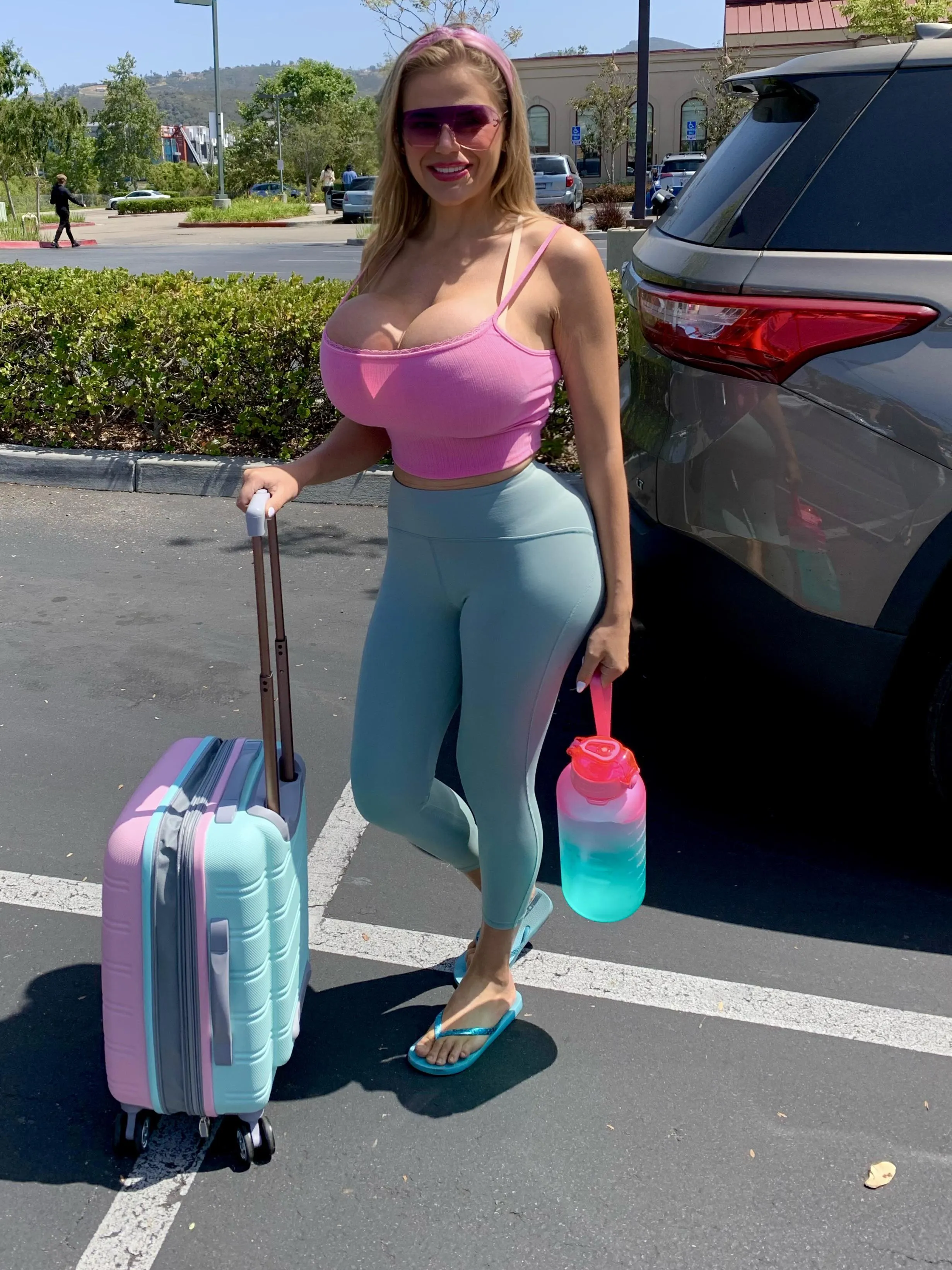 Do you like seeing these massive tits just out and about? [oc]