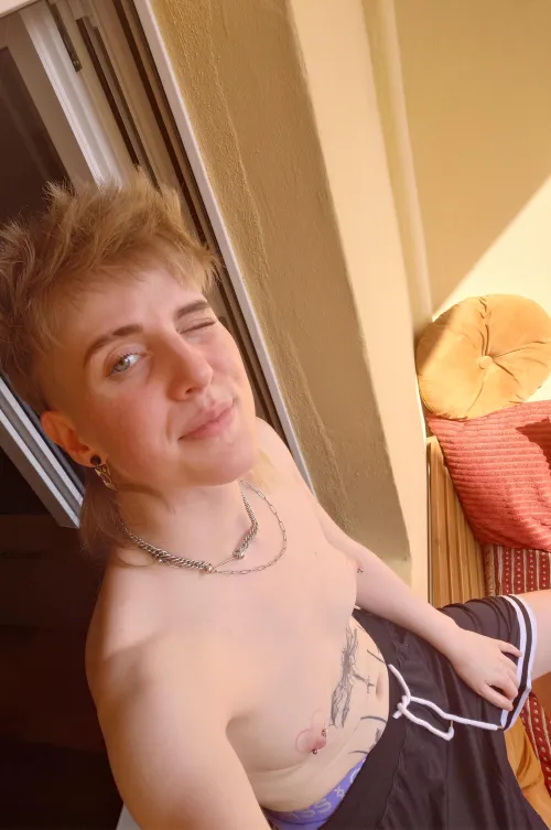 Enjoying the summer heat