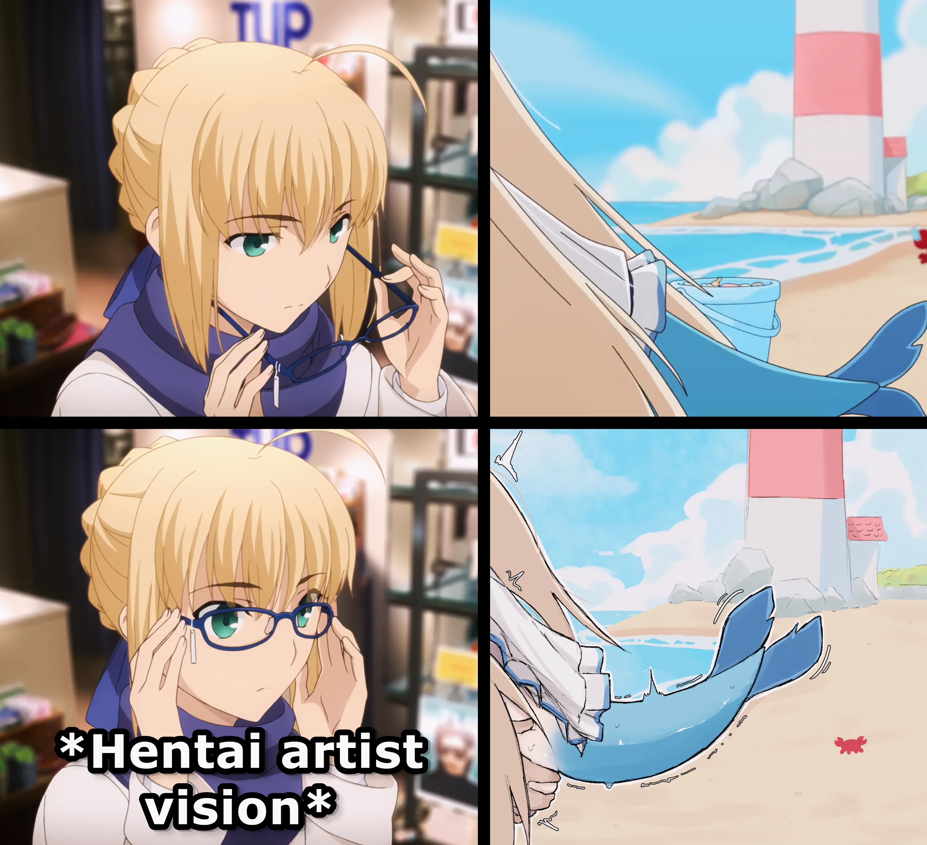 Hentai artist is always thinking 3 steps ahead