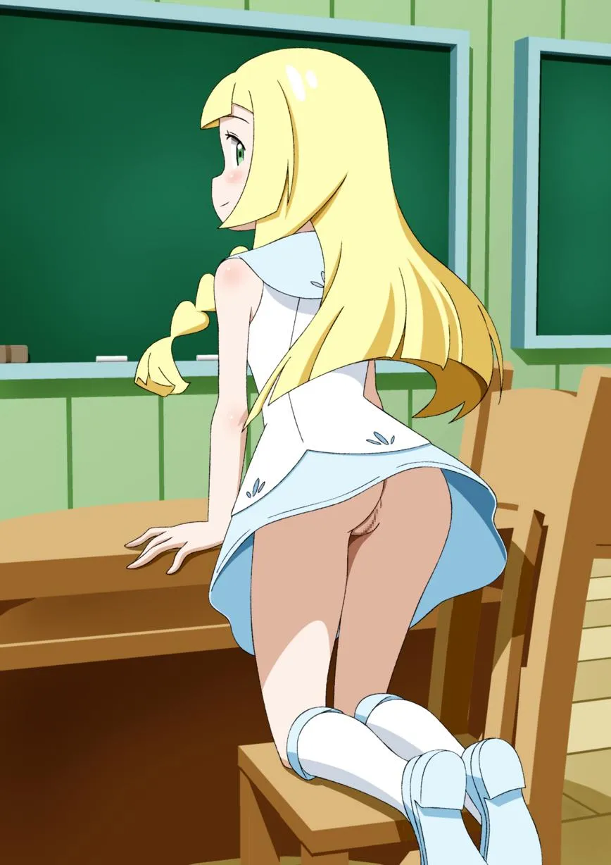 I'd gladly sit behind lillie~