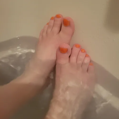 I'd like to make you as wet as my feet are