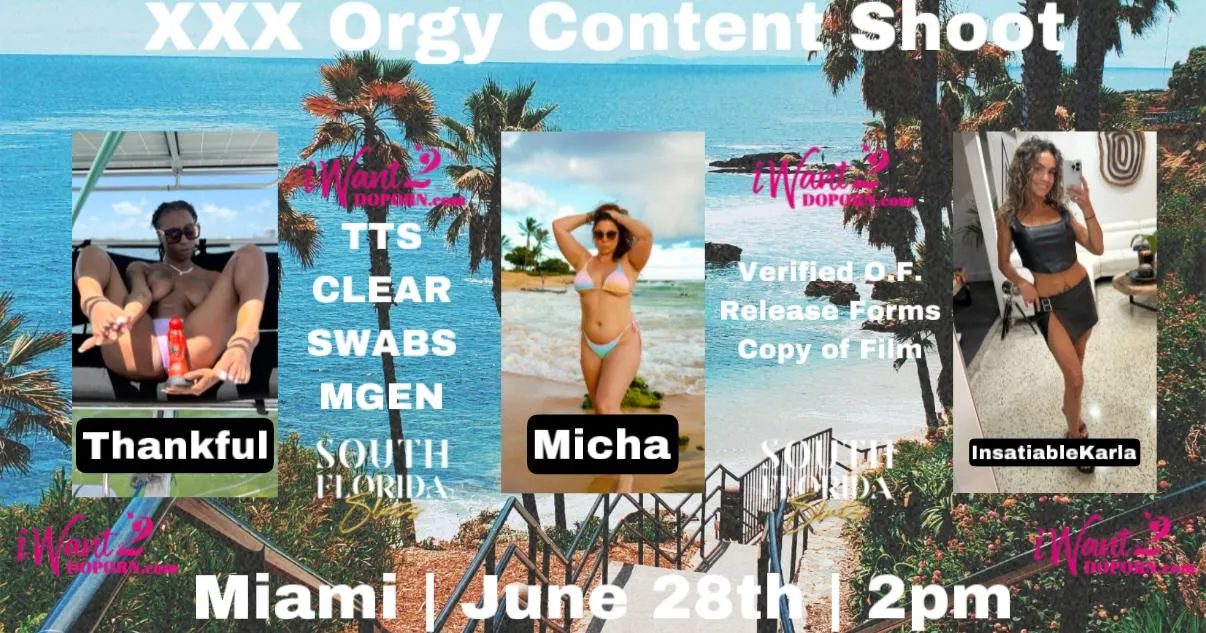 June 28th | iWant2DoPorn.com Orgy Party