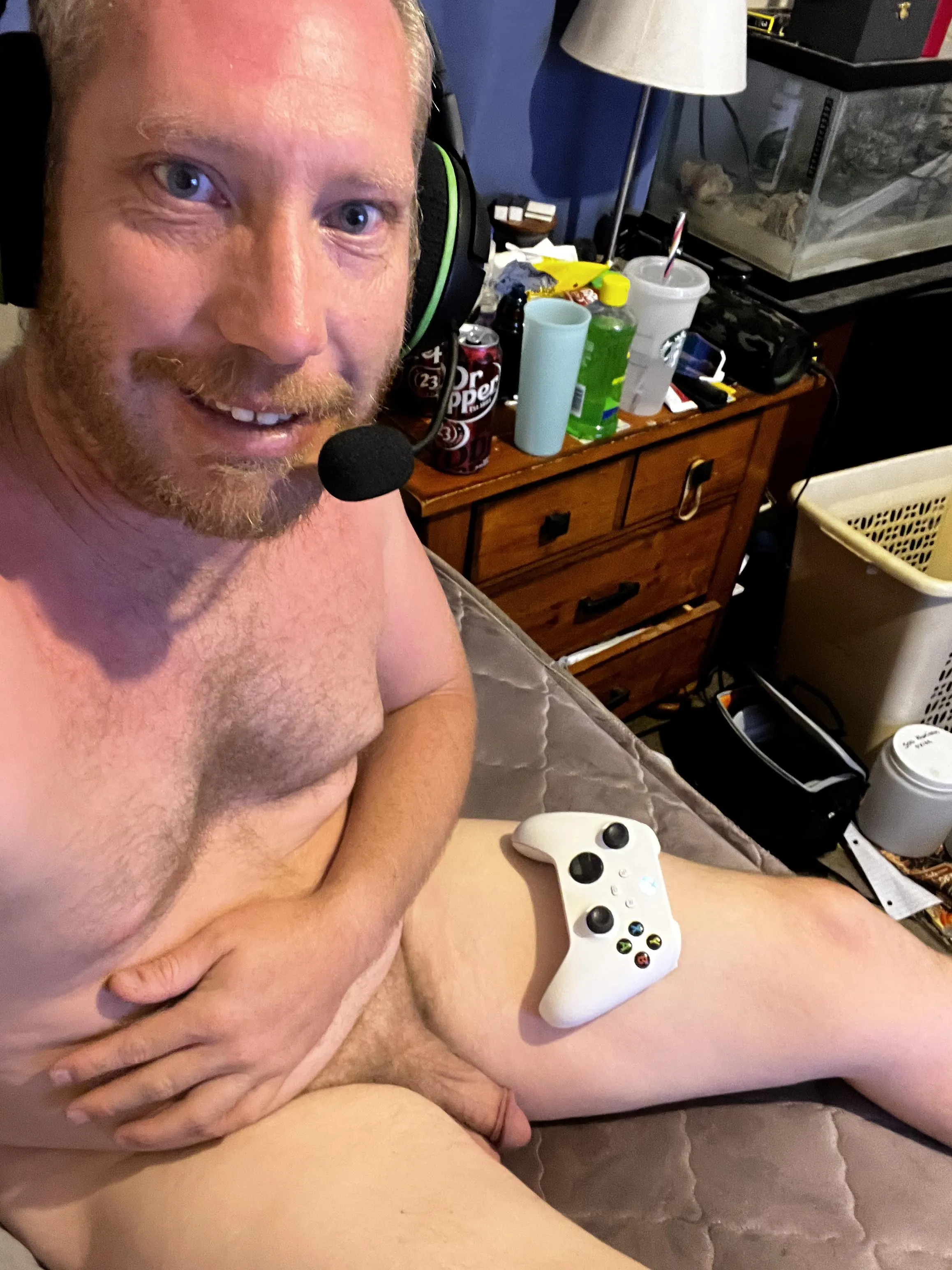 Just a naked gaming night