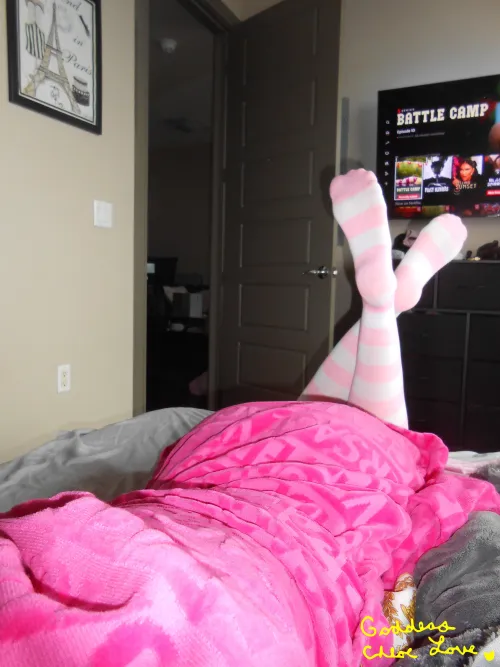 Over the knee socks can also be really fun.